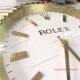 2017 Replica Rolex Wall Clock - White Face Gold Fluted Bezel (2)_th.jpg
